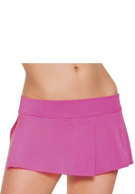 Lycra Micro Mini Skirt Sexy Lingerie Intimate Apparel Leg Avenue Style# 2983-BLK-SM
