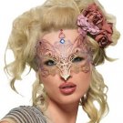 Masquerade Ball Mask Halloween Costume Party Accessory Leg Avenue Style# 2096-PNK-OS