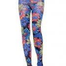 Opaque Sexy Tights Hosiery Leg Wearwith Kaleidoscope Prints Leg Avenue Style# 7147-MULTICOLOR-OS