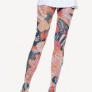 Opaque Sexy Tights Hosiery Leg Wearwith Multi Color Print Leg Avenue Style# 7412-MULTI-OS