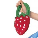 Plush Strawberry Purse Halloween Costume Party Accessory Leg Avenue Style# A1515-RED-OS