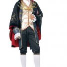 Prince Charming Mid Length Cape with Golden Rope Halloween Costume Party Accessory Leg Avenue Style#
