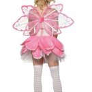 Rose Petal Fairy Wings with Satin Ribbon Trim Leg Avenue Style# 2095-PNK-OS