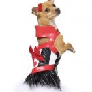 Snow White's Evil Queen Cute Dog Halloween Pet Costume Leg Avenue Style# 21007-WHTREDBLK-XS