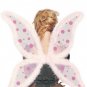 Sparkly Fairy Butterfly Wings with Marabou Trim Leg Avenue Style# 2020-WHT-OS