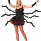 Spider Woman Black Widow Sexy Halloween Party Costume Leg Avenue Style# 83114-BLK-ML