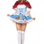 Trimmed Cape with Plush Ruffle Leg Avenue Style# 83367-BLK-OS