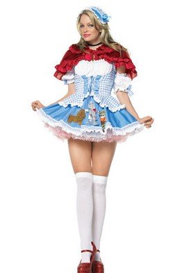 Trimmed Cape with Plush Ruffle Leg Avenue Style# 83367-WHT-OS