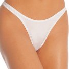 V Front Lycra Thong Panty Sexy Lingerie Intimate Apparel Leg Avenue Style# 2470-BLK-OS