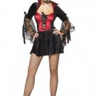 Vampire Dracula Princess Sexy Halloween Party Costume Leg Avenue Style# 83132-BLKRED-ML