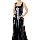 Vinyl Corset Long Gown Sexy Lingerie Intimate Apparel Leg Avenue Style# V5529-BLK-M