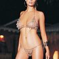 2PC Chain mail Bikini Set Sexy Lingerie Intimate Apparel Leg Avenue Style# 8021-SLVR-OS
