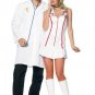 2PC Doctor Lab Coat Sexy Halloween Party Costume Leg Avenue Style# 83001-WHT-OS