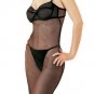 2PC Fishnet Mini Dress Sexy Lingerie Intimate Apparel with Underwire Bra Top and G-String Leg Avenue