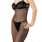 2PC Fishnet Mini Dress Sexy Lingerie Intimate Apparel with Underwire Bra Top and G-String Leg Avenue