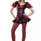 2PC Gothic Princess Sexy Halloween Party Costume Leg Avenue Style# J48001-BLKRED-SM