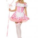 2PC Mary Had a Little Lamb Sexy Halloween Party Costume Leg Avenue Style# 83289-BLUWHT-S