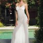 2PC Mesh Pearl Long Dress Gown Sexy Lingerie Intimate Apparel with Sequined Tulle Trim and G-String