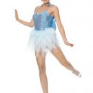 2PC Pixie Fairy Dress Sexy Halloween Party Costume Leg Avenue Style# 8036-LTBLU-L