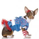 2PC Raggedy Ann Cute Dog Halloween Pet Costume Leg Avenue Style# 21003-REDBLUE-S