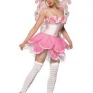 2PC Rose Fairy Sexy Halloween Party Costume Leg Avenue Style# 83176-PNK-SM