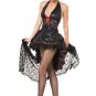 2PC Salsa Dancer Sexy Halloween Party Costume Leg Avenue Style# 83026-BLK-ML