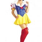2PC Snow White Sexy Halloween Party Costume Leg Avenue Style# 8567-REDBLUYEL-S