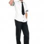 3PC Airplane Captain Pilot Sexy Halloween Party Costume Leg Avenue Style# 83263-WHTBLK-ML