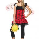 3PC Bee Movie Daisy Ladybug Sexy Halloween Party Costume Leg Avenue Style# J48012-REDBLK-SM