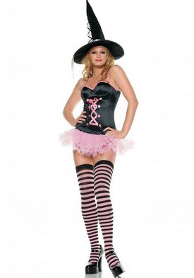 3PC Good Witch Sexy Halloween Party Costume Leg Avenue Style# 83233-PNK-SM