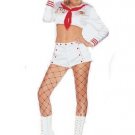 3PC Sailor Girl Sexy Halloween Party Costume Leg Avenue Style# 8904-WHT-S