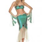 3PC Sea Mermaid Sexy Halloween Party Costume Leg Avenue Style# 8106-GRN-S