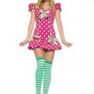 3PC Strawberry Shortcake Raspberry Girl Sexy Halloween Party Costume Leg Avenue Style# 83319-RSBRYWH