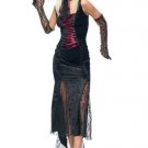 3PC Vampire Dracula Sexy Halloween Party Costume Leg Avenue Style# 83073-BLK-SM