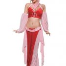 4PC I Dream of Jeannie Genie Sexy Halloween Party Costume Leg Avenue Style# 83156-REDPNK-S