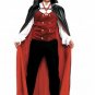4PC Vampire Prince Sexy Halloween Party Costume Leg Avenue Style# 83258-BLKRED-ML