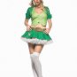 5PC Irish Lucky Charm Sexy Halloween Party Costume Leg Avenue Style# 83394-GRN-SM