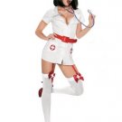 5PC Naughty Nurse Sexy Halloween Party Costume Leg Avenue Style# 83246-PNK-L