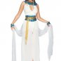 6PC Cleopatra Nubian Queen Sexy Halloween Party Costume Leg Avenue Style# 83034-WHTBLU-SM