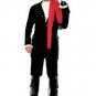 7PC Captain Hook Pirate Sexy Halloween Party Costume Leg Avenue Style# 83265-WHTREDBLK-ML