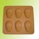 Silicone bakeware(6 cup  madeleine)