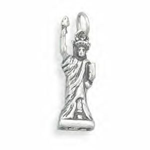 Silver Statue Of Liberty Charm