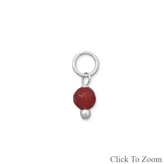 Ruby Bead Gem Drop