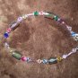 HANDMADE! Women's CHARM bracelet PINK & SILVER! FUN, Girly and PINK!