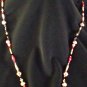 Red, Black & Silver laynard / badge holder completly handbeaded excellent quality