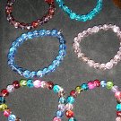 stretchy glass beaded bracelets pick your color or custom