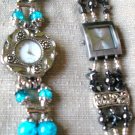 Pick your watch either black hematite with silver or Turquoise with silver