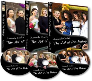 Pro Makeup Instruction DVD Video , Complete Set!