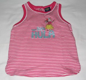 OSH KOSH Pink Stripes 'Little Hula' Top (RM31.90)