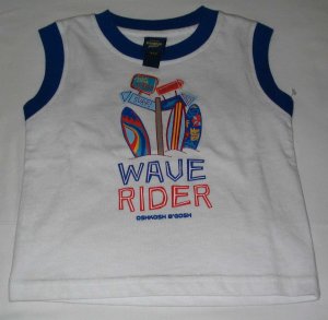 OSH KOSH Blue Sleeveless 'Wave Rider' Top (RM31.90)